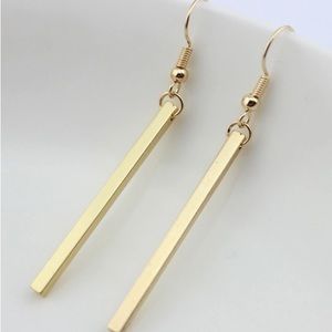 5/$25 Misc Bundle Deal - Minimalist Bar Earrings - Gold